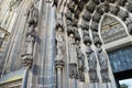 Door of Cologne cathedral Royalty Free Stock Photo