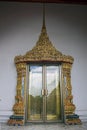 Door in a complex of temple Wat Pho Royalty Free Stock Photo