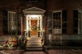 Christmas Decoration on the Door