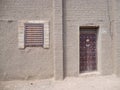 Door in Djenne, Mali Royalty Free Stock Photo