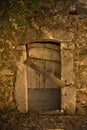 Door in Dobrinj, Krk, Croatia Royalty Free Stock Photo