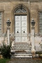 Door at Dolmabahce palace Royalty Free Stock Photo