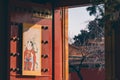 The door in Forbidden City