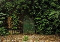 Door surrounded by nature Royalty Free Stock Photo
