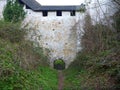 Door in the fortification of medieval castle in Celje