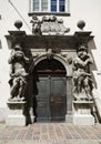 Door with frame Baroque, Ljubljana