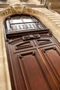 Door of a French mansion