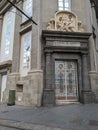 Door of a government of Canarias in Santa Cruz de Tenerife in Spain building