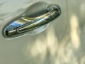 Door handle of the car Royalty Free Stock Photo