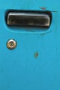 Door handle of old car Royalty Free Stock Photo
