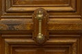 door handle on street of Paris Royalty Free Stock Photo