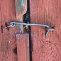 Door hasp Royalty Free Stock Photo