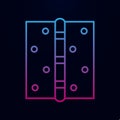 Door hinge nolan icon. Simple thin line, outline vector of web icons for ui and ux, website or mobile application Royalty Free Stock Photo