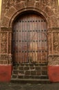 Door of Huatapera located in Uruapan