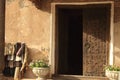 The door in Ichan Kala in Khiva city, Uzbekistan