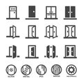 Door icon set