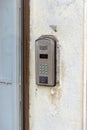 Door Intercom Wall Royalty Free Stock Photo