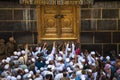 The door of the Kaaba - Multazam. Holy Kaaba.