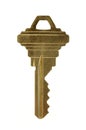 Brass Key. Royalty Free Stock Photo