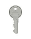 Door key concept Royalty Free Stock Photo