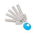 Door keys isolated