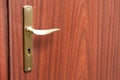 Door and keys to your new home Royalty Free Stock Photo