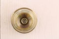 Door knobs on white doors Royalty Free Stock Photo