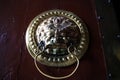 A door knocker of the Erdene Zuu Monastery in Kharkhorin, Mongolia Royalty Free Stock Photo