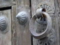 Door knocker of the Spanish medieval city of Segovia