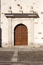 Door in La Anunciada baroque monastery
