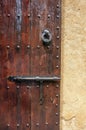 Door lock in the kasbah, Chefchaouen, Morocco Royalty Free Stock Photo