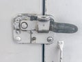 Door lock of truck container Royalty Free Stock Photo