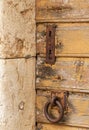 Door. Locks. Rusty. Iron. Wooden