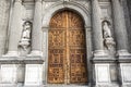 Door of the Metropolitan Cathedral in Mexico City - Mexico