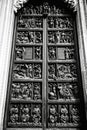 The door of Milan Cathedral