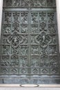 Door of Milan Cathedral, Italy Royalty Free Stock Photo