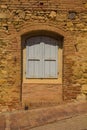 Door in Murlo in Tuscany, Italy Royalty Free Stock Photo