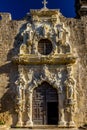 Door of the National Park Spanish Mission San Jose, San Antonio, Texas. Royalty Free Stock Photo