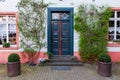 Door of an old house in Bedburg-Kaster, Germany