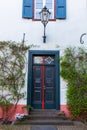 Door of an old house in Bedburg-Kaster, Germany