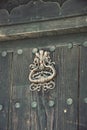 Door in old traditional bulgarian house