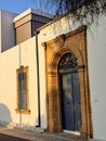 The door of an old traditional house in Nicosia Cyprus Royalty Free Stock Photo