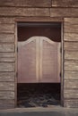 Door of old western building Royalty Free Stock Photo