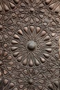 Door ornament in Madrasa & Dome Royalty Free Stock Photo