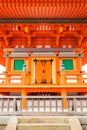 Door of pagoda in Kiyomizu dera temple