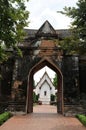 Door in palace Phra Narai Rachanivej in Lopburi,
