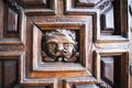 Door of the Parroquia de Baslica Colegiata de Nuestra Senora de Guanajuato church in Guanajuato - Mexico North America Royalty Free Stock Photo