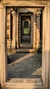 Door passage of Phra Wiharn Castle (Temple of Preah Vihear)