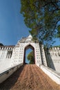 Door of Phra Narai Ratchanivet Palace in Thailand.