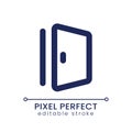 Door pixel perfect linear ui icon